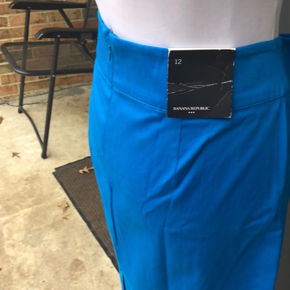 NWT Banana Republic Blue Pencil Skirt… - Picture 4 of 6